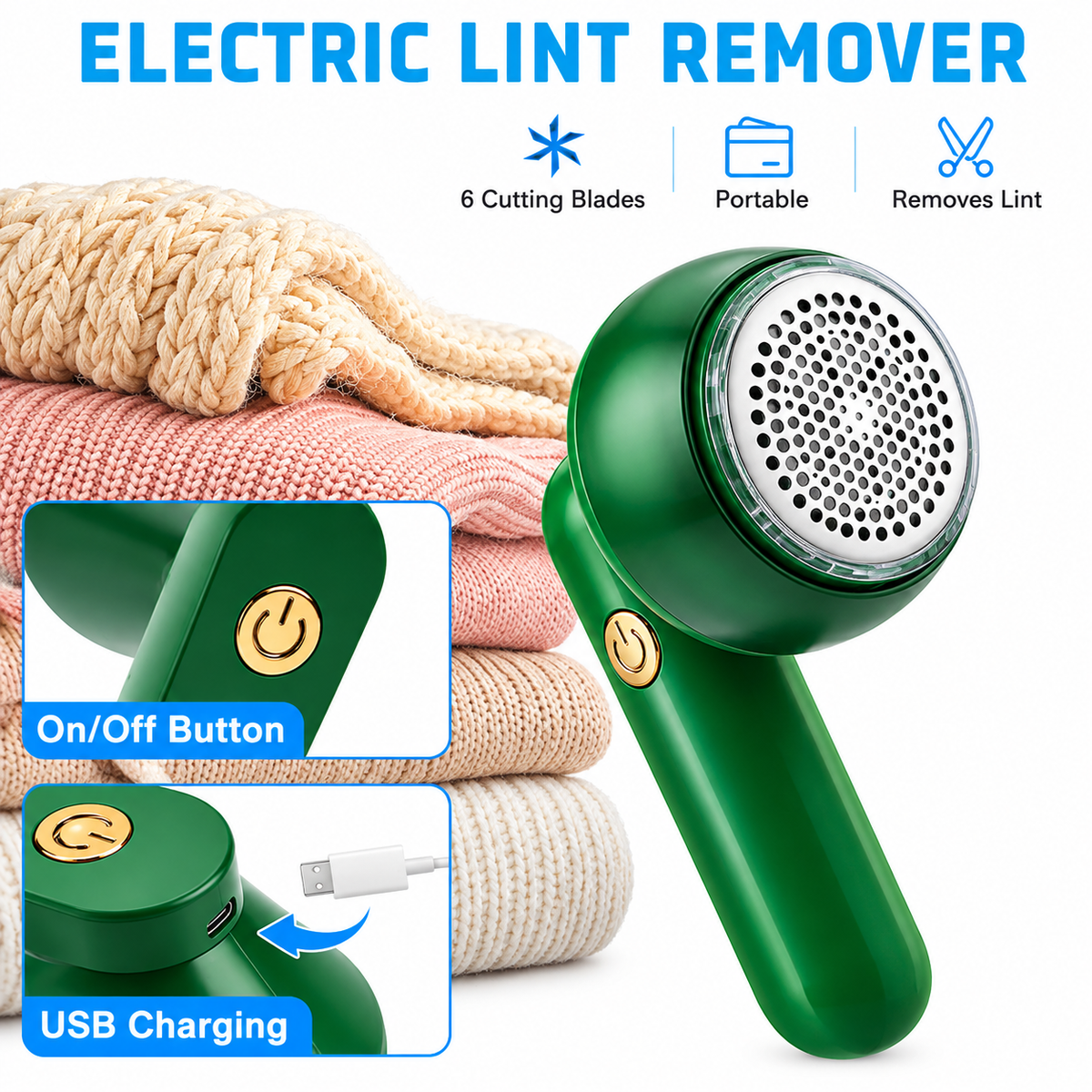 Rechargeable Lint Remover