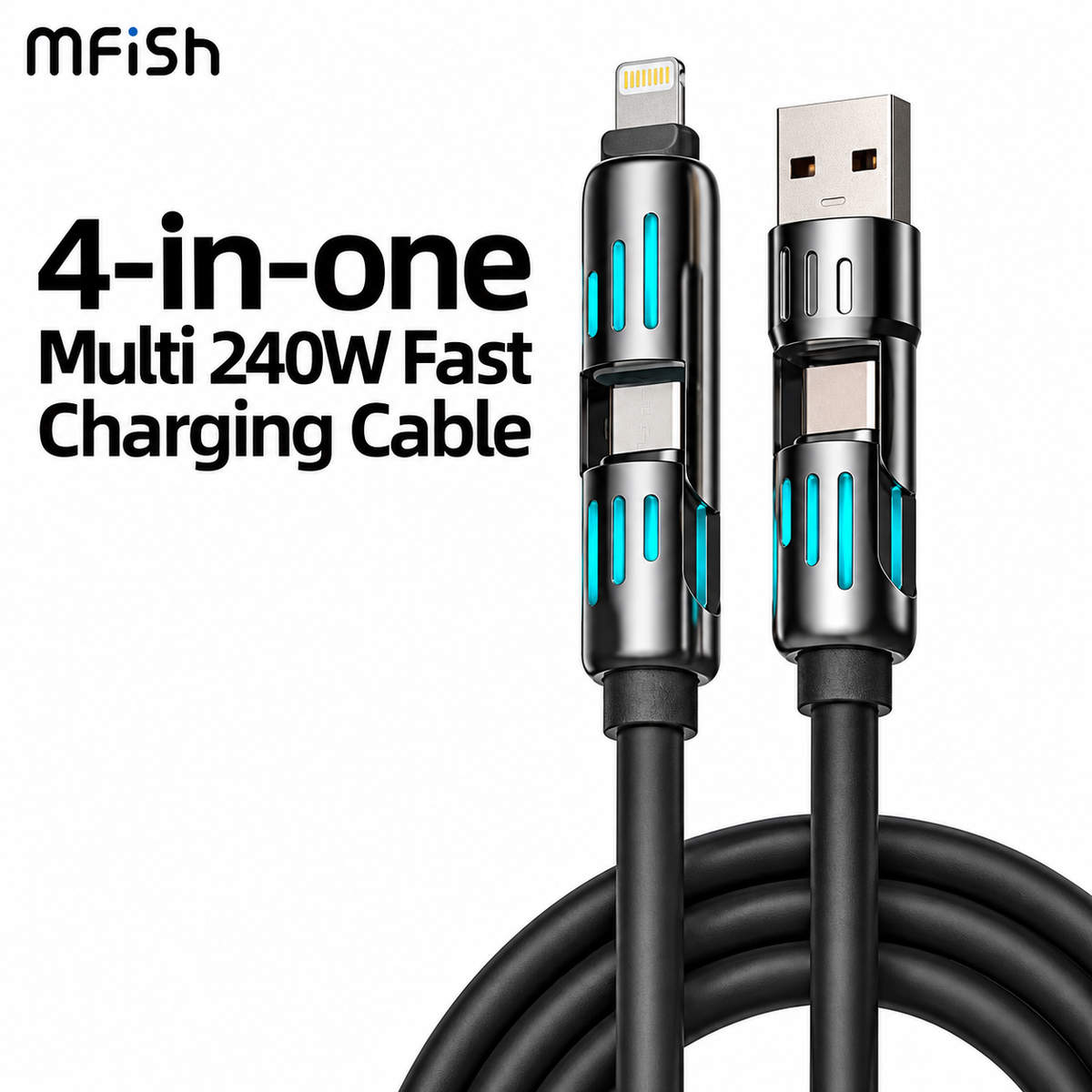 4-in-1 Multi USB Charging Cable