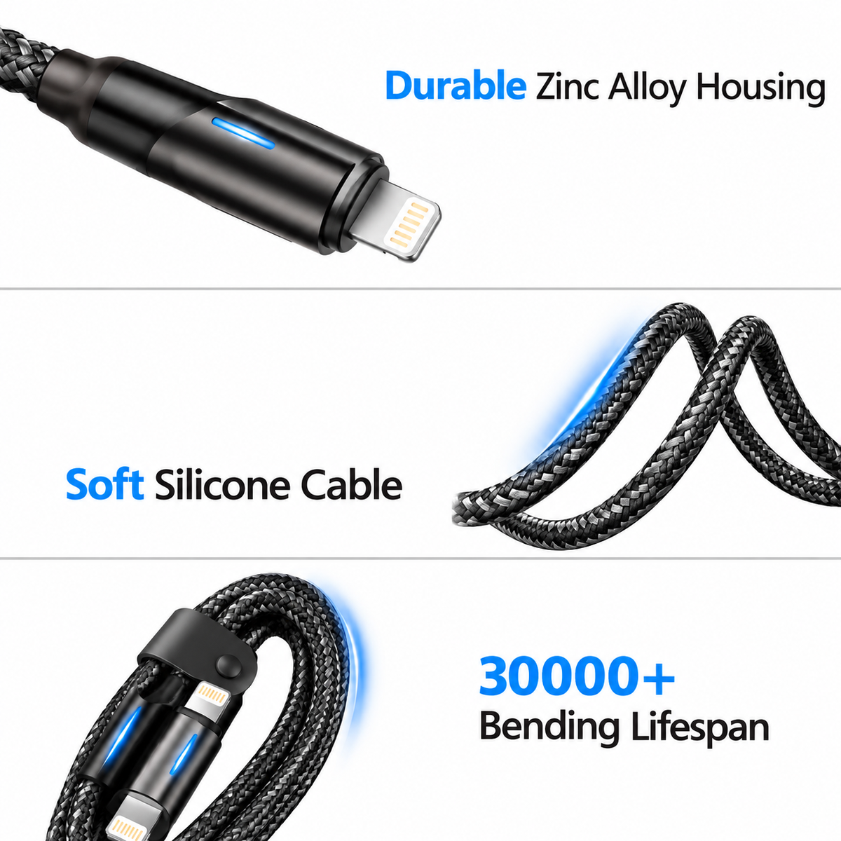 4-in-1 Multi USB Charging Cable